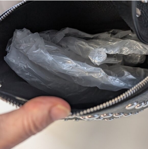 Studded Black Handbag - Picture 5 of 5